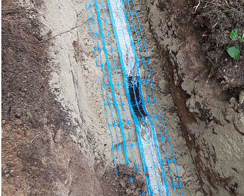 Référence chantier Grillage Avertisseur équipé de la technologie ELIOT (GA ELIOT)