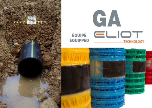 INTERMAS INNOVATES AND LOUNCHES THE GA UNDERGROUND WARNING MESH EQUIPPED WITH THE ELIOT TECHNOLOGY